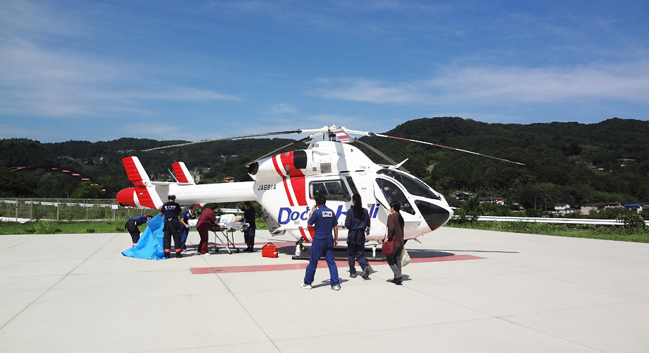 ヘリポートを併設